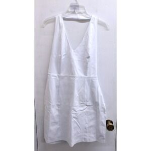 XXTAXN Womens White Bodycon Mini Dress Halter Neck Size L / #26432‎